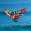 tahitian floral bikini bottom with ocean backdrop