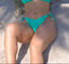 Shay Tie Bottoms – Aqua Rush