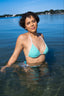 Dallas Triangle Top - Coastal Breeze Gingham