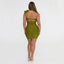 Olive Bodycon Cocktail Dress