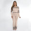 Knitted Evelyn Stripe Set