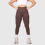 solid brown seamless legging activewear women