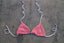Dallas Triangle Top - Strawberry Gingham