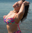 tahitian floral lanai top swimwear top