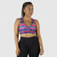 unique gym bra in tie-dye print.